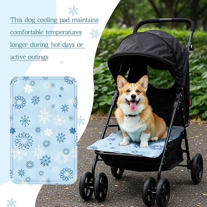 Nuanchu Dog Stroller Cooling Mat Waterproof Outdoor Pet Cooling Mat Washable - Image 4