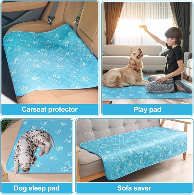 BEAUTYZOO Upgraded Dog Self Cooling Mat Ice Silk Chill Pads - Image 9