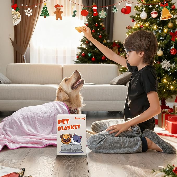 Stuffed Premium Soft Dog Blanket, - Image 4