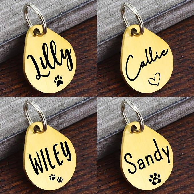Ultra Joys Dog ID Tag, Custom Dog Tag Personalized Cat Tag, Pet ID Tag - Image 4