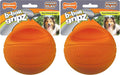 Nylabone Power Play Gripz Felt Basketball Rubber Fetch Toy, Squeaky Ball by Nylabone