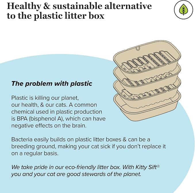 Kitty Sift Disposable Sifting Cat Litter Box Large, Durable and Portable - Image 9