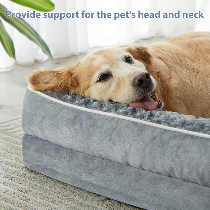 BFPETHOME Orthopedic Dog Bed for Extra Large Dogs-Big Waterproof Sofa Dog Bed - Image 2