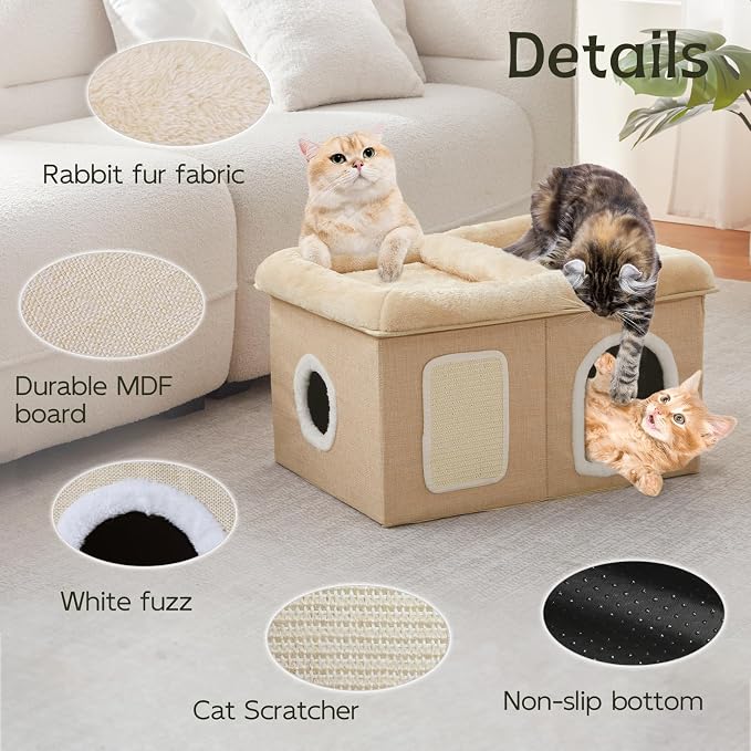 WINDRACING Cat Beds for Indoor Cats - Image 5