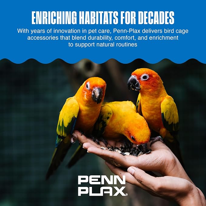 Penn-Plax Bird-Life Cement Trimmer-Perch, Naturally Trims Nails & Beak - Image 7