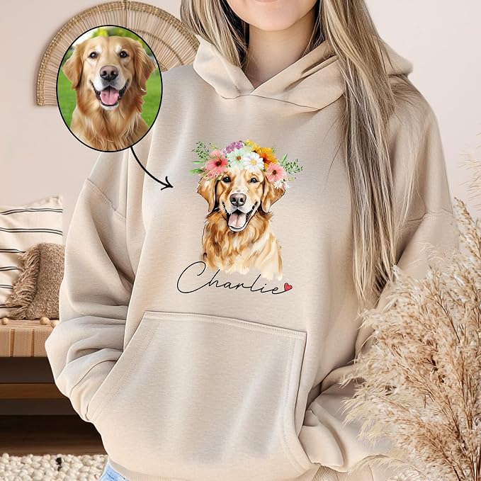 CHIARA CONTI11 Custom Dog Hoodie, Custom Pet Gifts, Custom Dog Shirt, Custom - Image 2