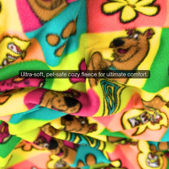 Scooby-Doo Pet Throw & Pet Toy Pillow Set - 40in x 50in Super Soft Cozy Throw - Image 4