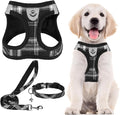 PUPTECK Adjustable Dog Harness Collar and Leash Set Step in No Pull Pet Harness by PUPTECK