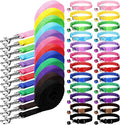 Amylove 48 Pcs Dog Collar and Leash Set, Polypropylene Adjustable Puppy Collars by Amylove