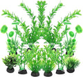 AQUANEAT Artificial Fish Tank Plants, Plastic Aquarium Decorations by Aquaneat