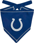 Pets First NFL Indianapolis Colts TIE Bandana, Small/Medium. Dog Bandana Scarf by PETSFIRST