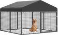 Large Outdoor Dog Enclosure, Heavy Duty Dog Cage by Petony