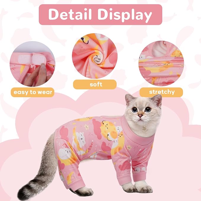 PUMYPOREITY Cat Hair Sticky Shirt – Breathable & Lightweight, Prevents Licking - Image 2