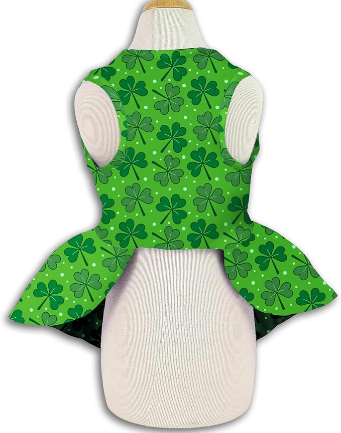 St. Patrick's Day Dog Dress, Soft Breathable Pet Clothes - Image 2