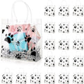 Teling 20 Packs Dog Paw Clear PVC Gift Bags by Teling