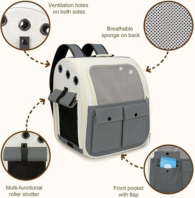 Airline Approved Cat Carrier Backpack - Image 5