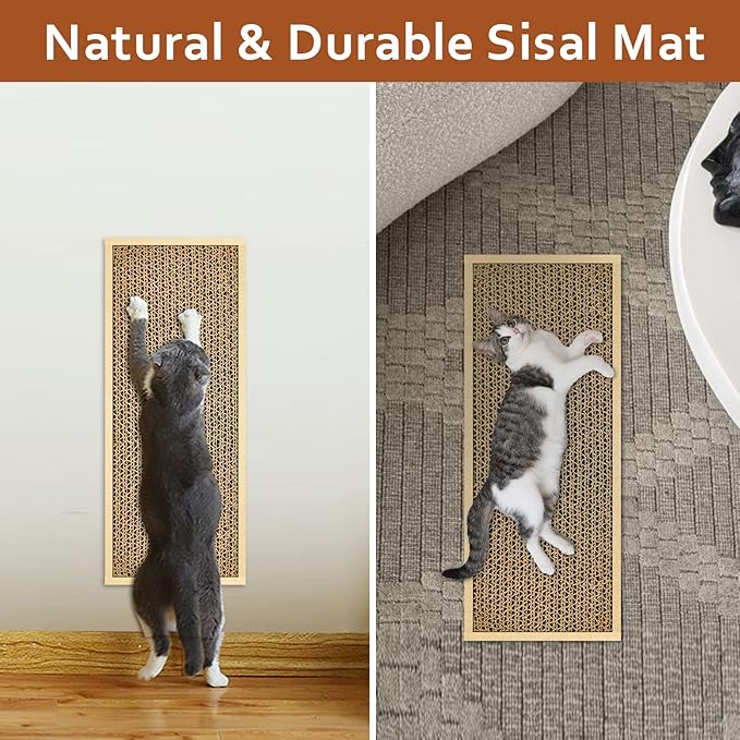 HappyFree SX Double-Sided Cat Scratch Pad: Premium Indoor Cat Scratcher - Image 5
