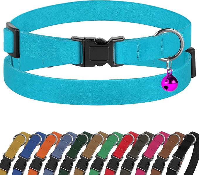 Breakaway Cat Collar Leather by BUDKAS