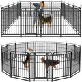 Heavy Duty Dog Playpen: 16 Steel Panels 40" Height, Square Steel Pipe by Committedtobetterpetlife