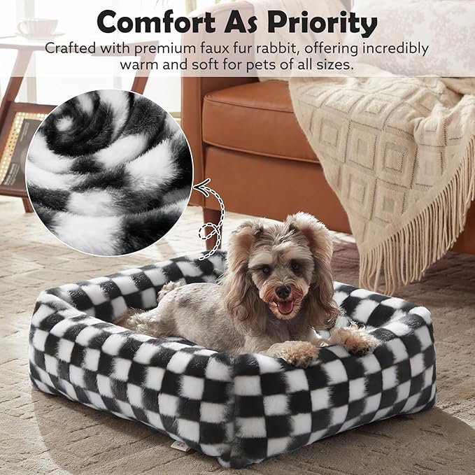 JOEJOY Large Dog Beds Large Sized Dog, Rectangle Washable Orthopedic Corduroy - Image 4