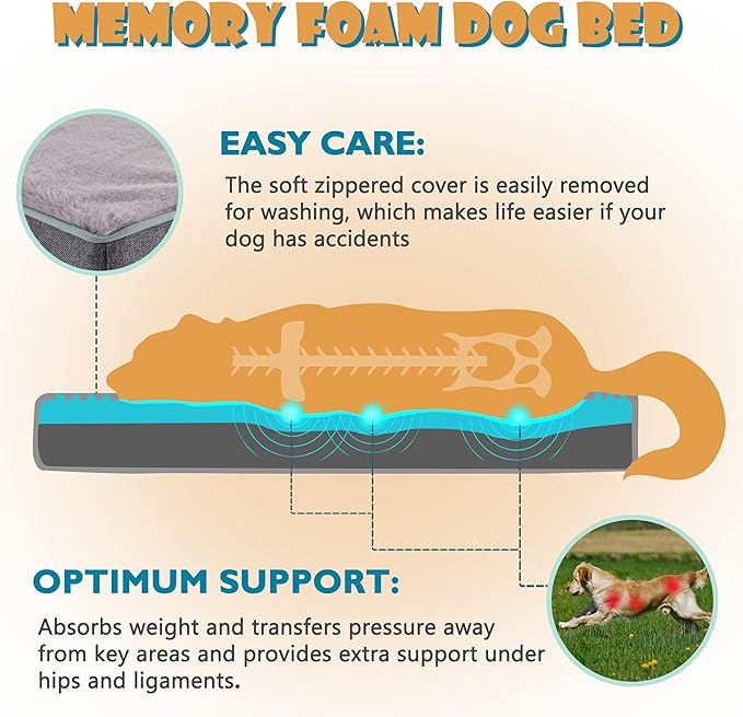 Extra Large Dog Beds, Memory Foam - Image 2