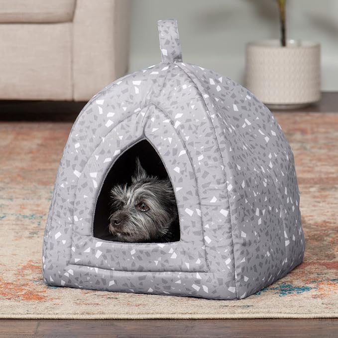 Furhaven Cat Bed Cave for Indoor Cats & Small Dogs, Washable & Foldable w/ - Image 3