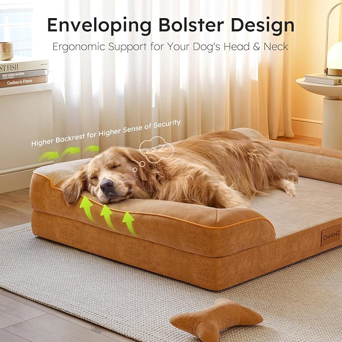 XXL Dog Bed for Extra Large Dogs, Giant Orthopedic Dog Bed - Image 4