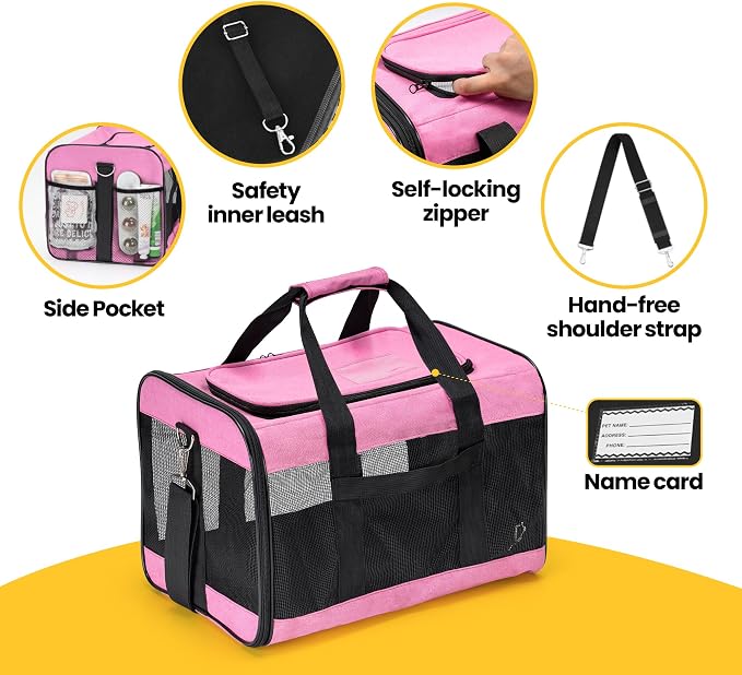 Dog Carrier Soft Sided, Large Cat Carrier - Image 5