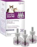 COMFORT ZONE Multi Cat Calming Diffuser Refill, 3 Pack – Cat Calming Pheromone by ComfortZone