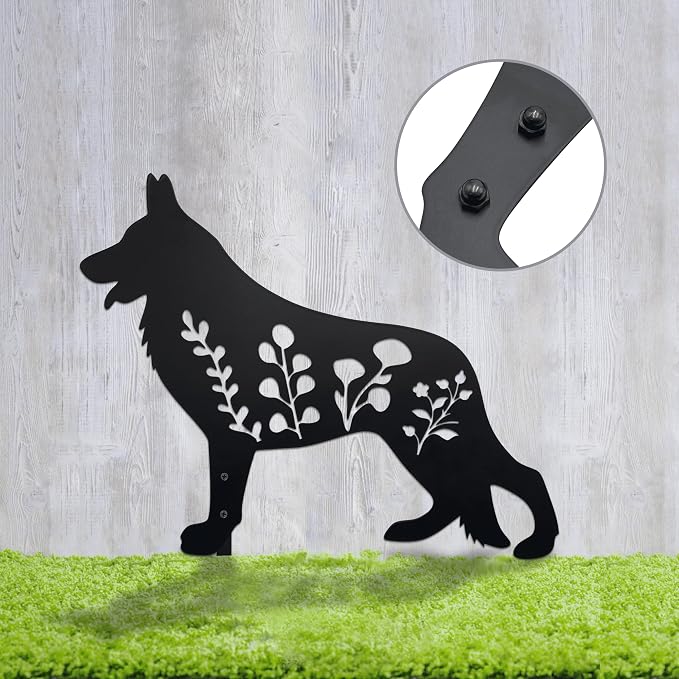 German Shepherd Garden Stake - Image 4