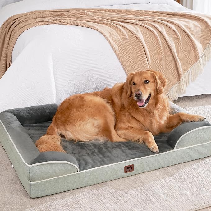 EHEYCIGA Orthopedic Dog Beds for Large Dogs, Waterproof Memory Foam Large Pet - Image 8
