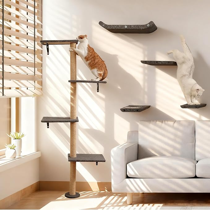 Wall Mounted Cat Shelves and Perches, Scratcher Cat Beds & Furniture - Image 7