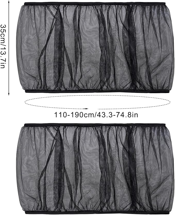 Fengek 2 Pcs Adjustable Bird Cage Cover & Seed Catcher Net - Image 2