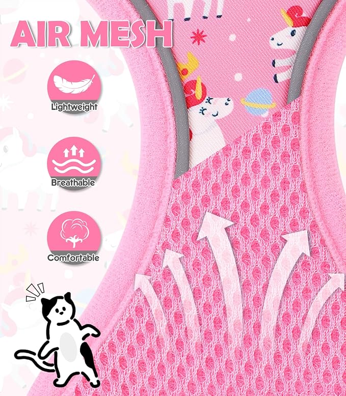 Halypet Cat Harness and Leash Set Cute Escape Proof Vest Harness - Image 7