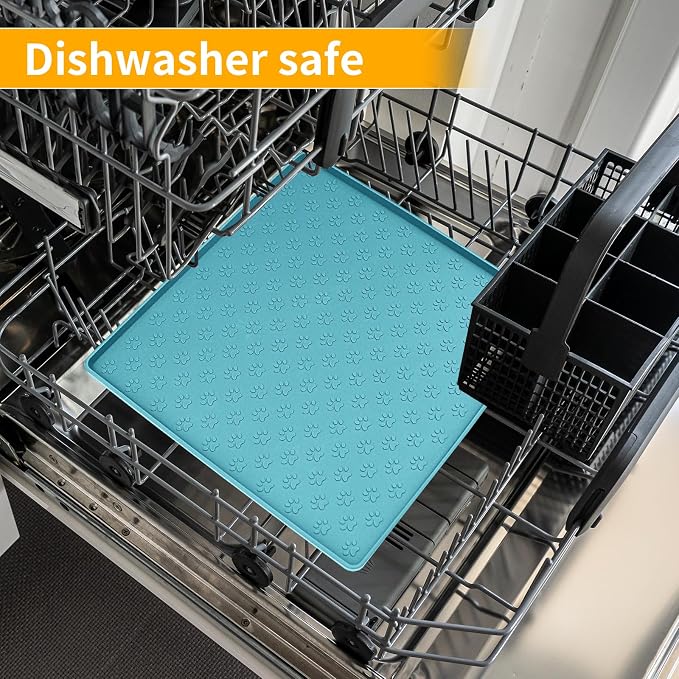 Ptlom Dog Food Mat Anti-Slip Bowl Mats - Image 8