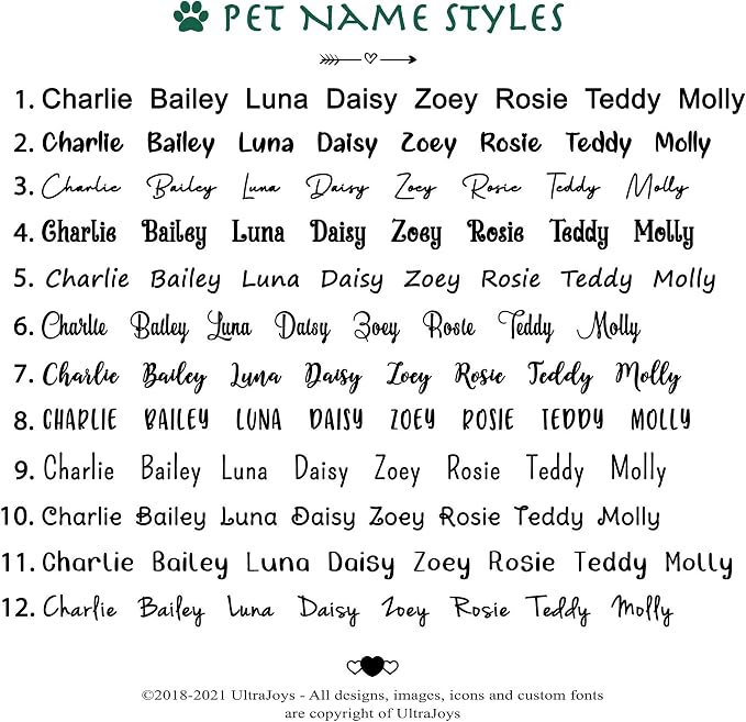 Ultra Joys Cat ID Tag Personalized Pet Tags, Durable Stainless Steel Small Pet - Image 7