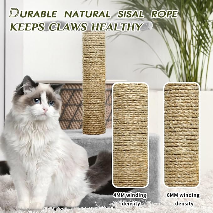 Natural Sisal Rope 1/4 Inch by 65-Feet - Image 4