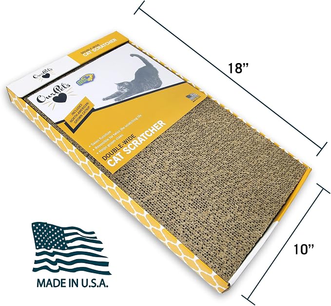 Our Pets Wave & Far-N-Wide Cat Scratcher Multipack - Image 2