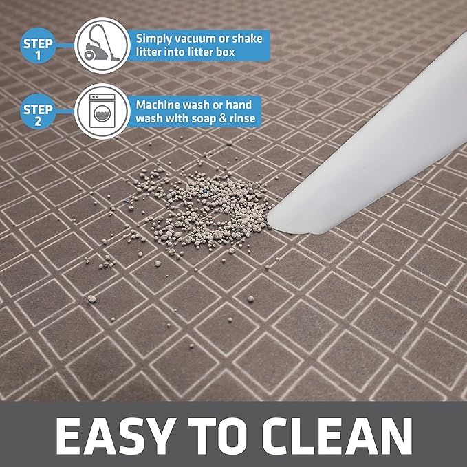 Drymate Cat Litter Box Mat, Litter Trapping Mat, Waterproof, Urine-Proof - Image 5