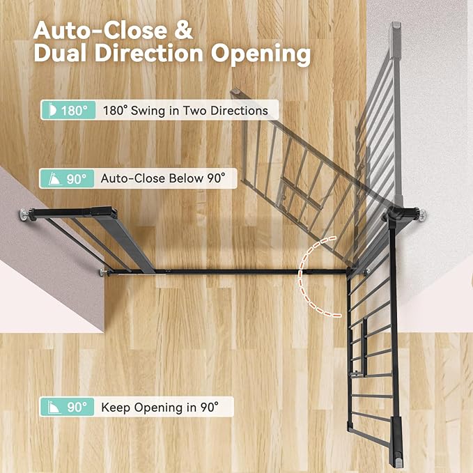 COMOMY Auto Close Baby Gate - Image 4