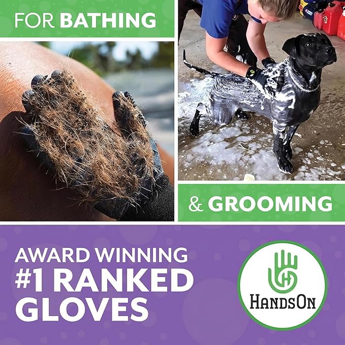 HandsOn Pet Grooming Gloves - Image 4