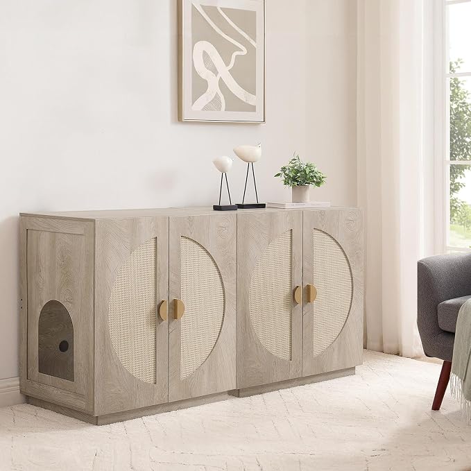 unipaws Cat Litter Box Enclosure - Image 3