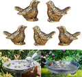 5 Pcs Mini Brass Bird Shape Copper Bath Disk Birdbath Cleaner Purification by Unknown