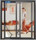 Magnetic Screen Door Left Right Side Opening Upgraded PET Mesh Greater Than by Longeas