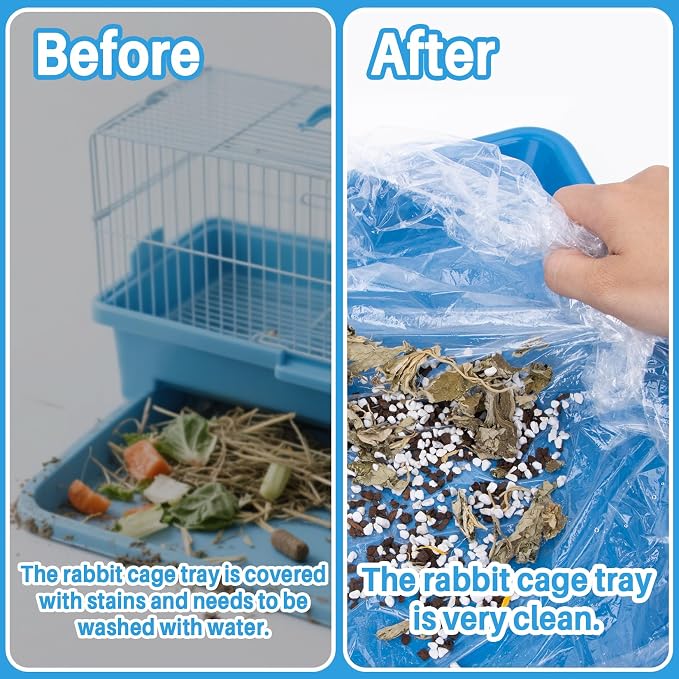 Clear Plastic Disposable Cage Liner - Image 4