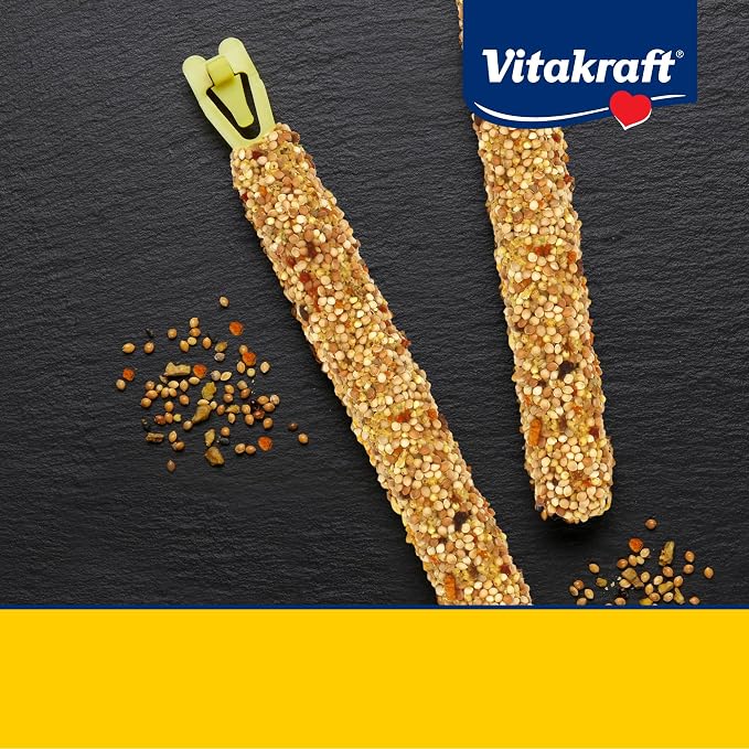 Vitakraft Parakeet Whole Grains & Orange & Apricot Treat Sticks, 1.6 Ounce - Image 3