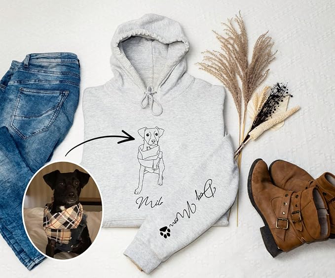 CHIARA CONTI11 Custom Dog Hoodie, Custom Pet Gifts, Custom Dog Shirt, Custom - Image 4
