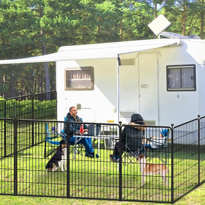Dog Playpen Outdoor 40 inch 16 Panels Indoor Dog Pen - Image 2