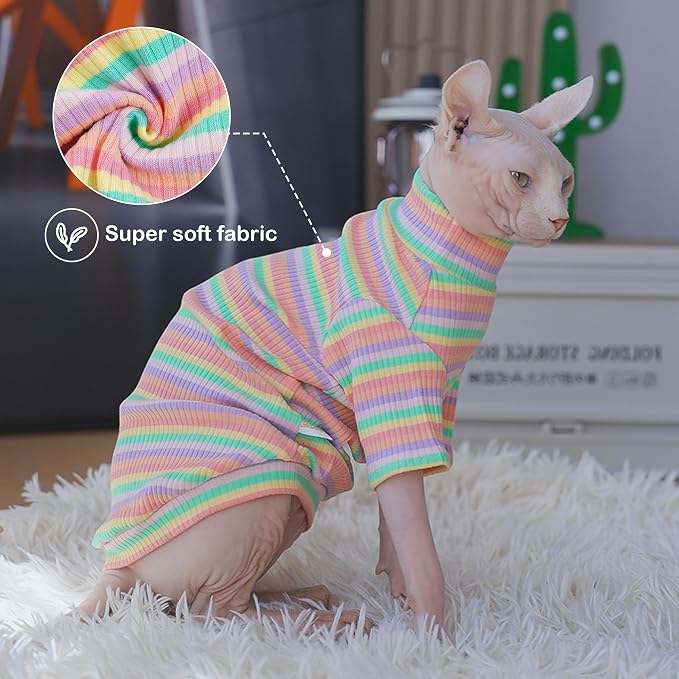 PUMYPOREITY Soft Hairless Cats Clothes - Image 3