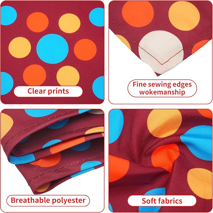 30 Pcs Polka Dot Dog Bandanas for Small Dogs Medium Stitch Dog Bandana Bulk - Image 3